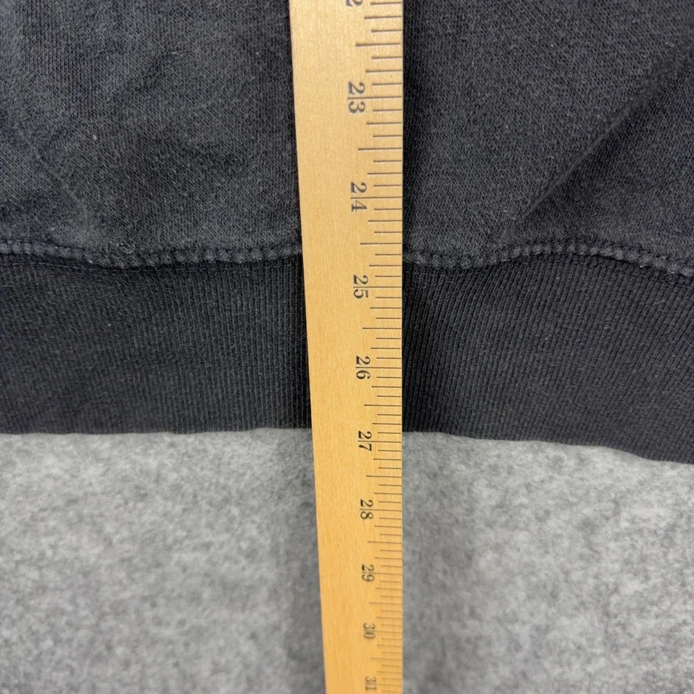 The North Face Hoodie Mens Large Black Injection Logo Pullover Fleece Gorpcore